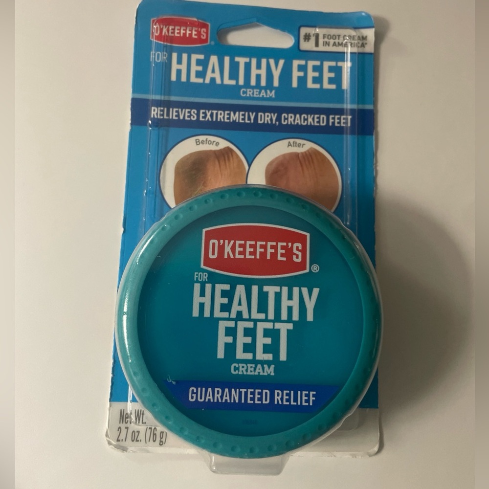 O'Keeffe's Healthy Feet Cream 2.7 oz Relieves Extremely Dry Cracked Feet